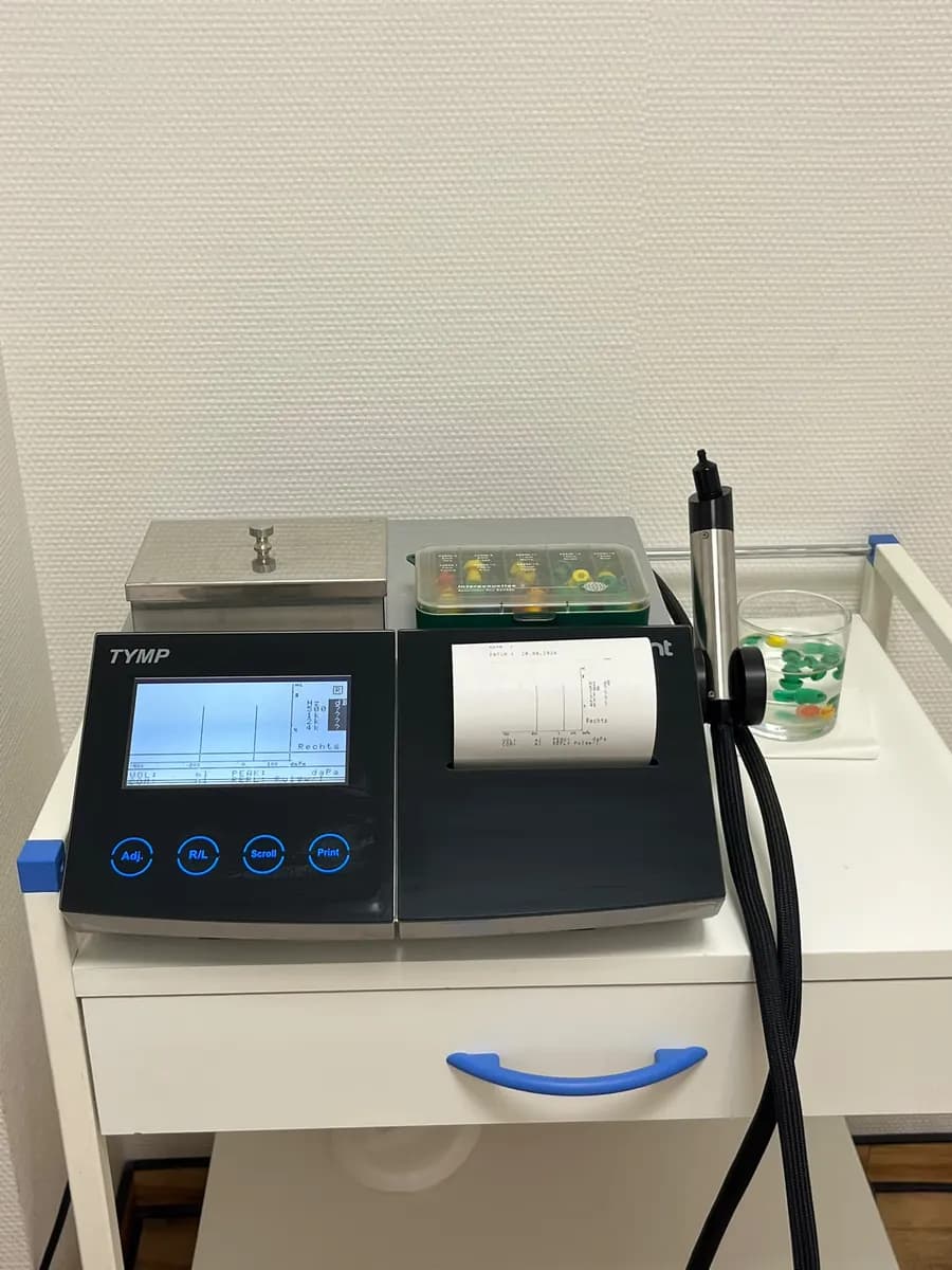 Tonaudiometrie und Tympanometrie